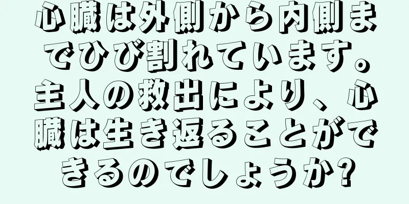 心臓は外側から内側までひび割れています。主人の救出により、心臓は生き返ることができるのでしょうか?