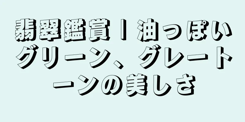 翡翠鑑賞 | 油っぽいグリーン、グレートーンの美しさ