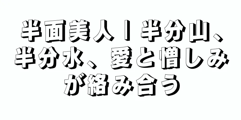 半面美人 | 半分山、半分水、愛と憎しみが絡み合う