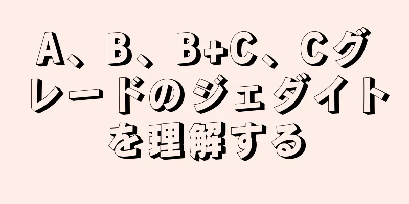 A、B、B+C、Cグレードのジェダイトを理解する