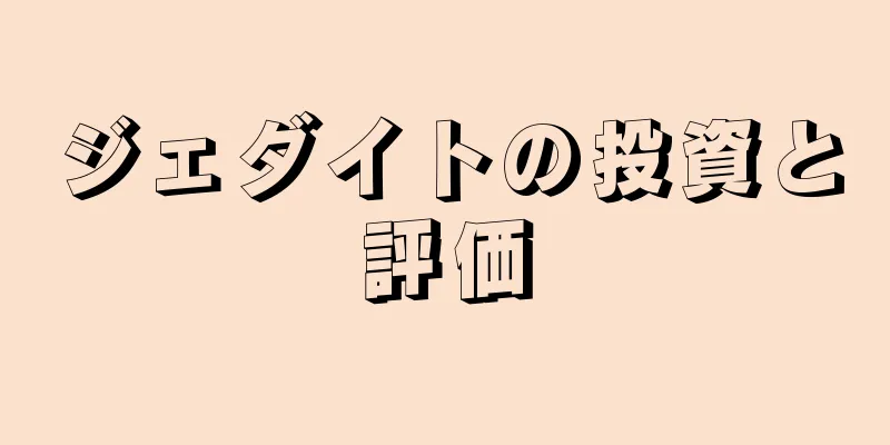 ジェダイトの投資と評価