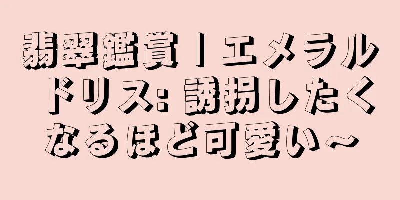 翡翠鑑賞 | エメラルドリス: 誘拐したくなるほど可愛い～