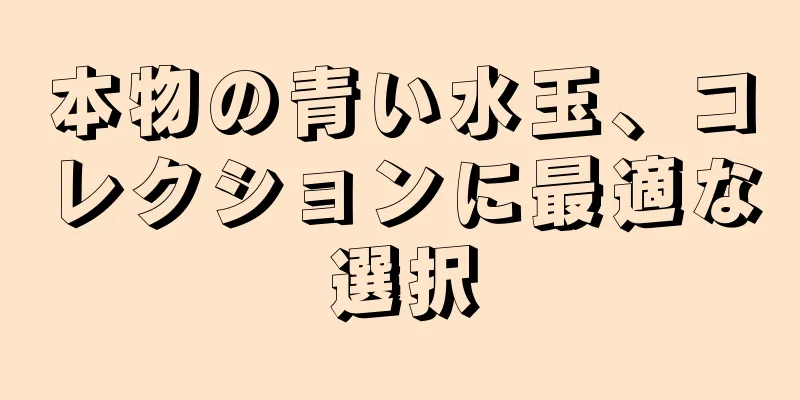 本物の青い水玉、コレクションに最適な選択